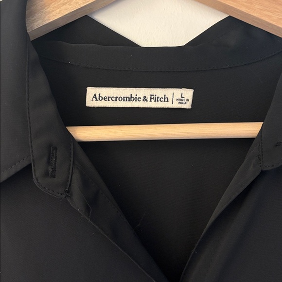 Abercrombie Long-Sleeve Front Knot Dress - Picture 4 of 6